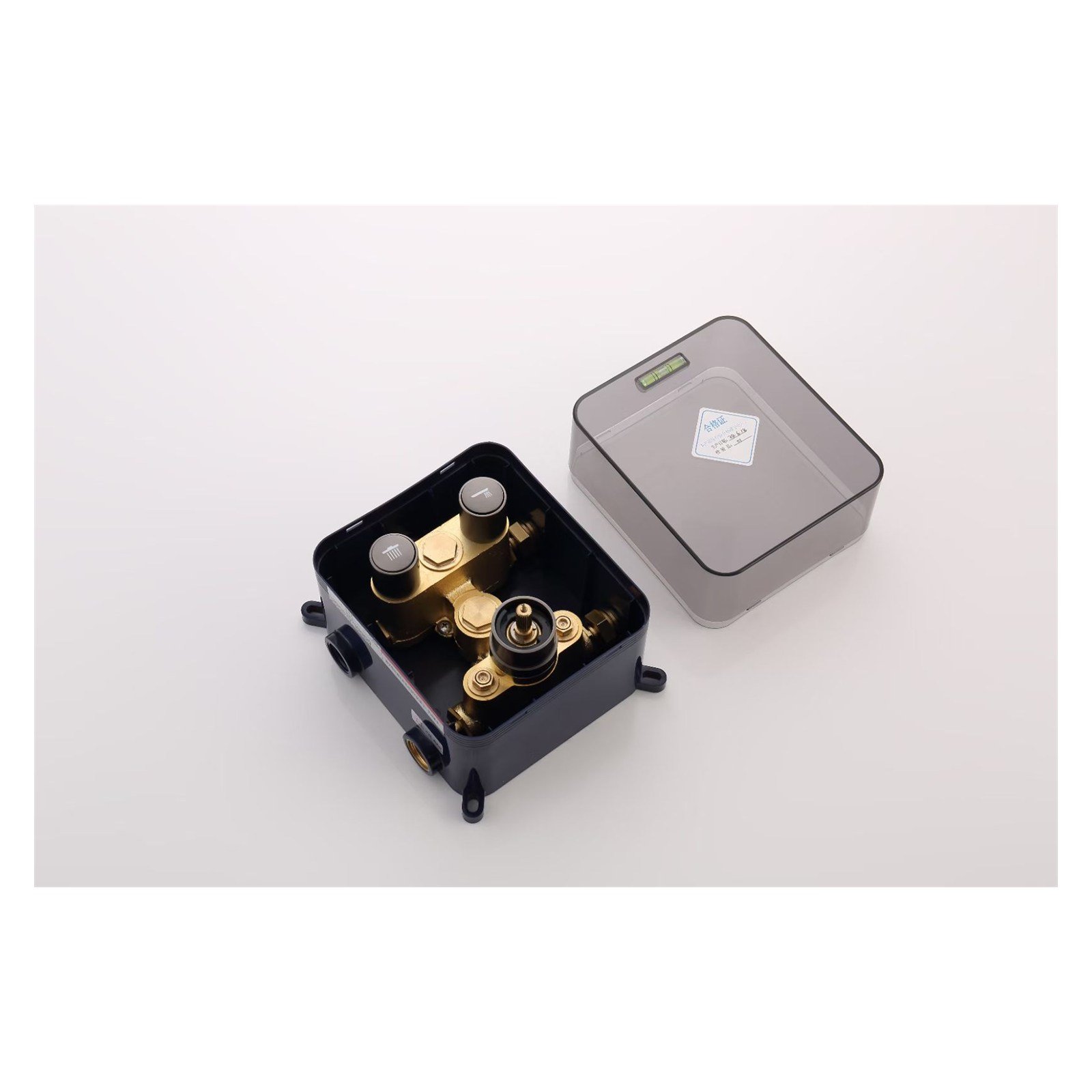 Concealed brass valve body configuration 8