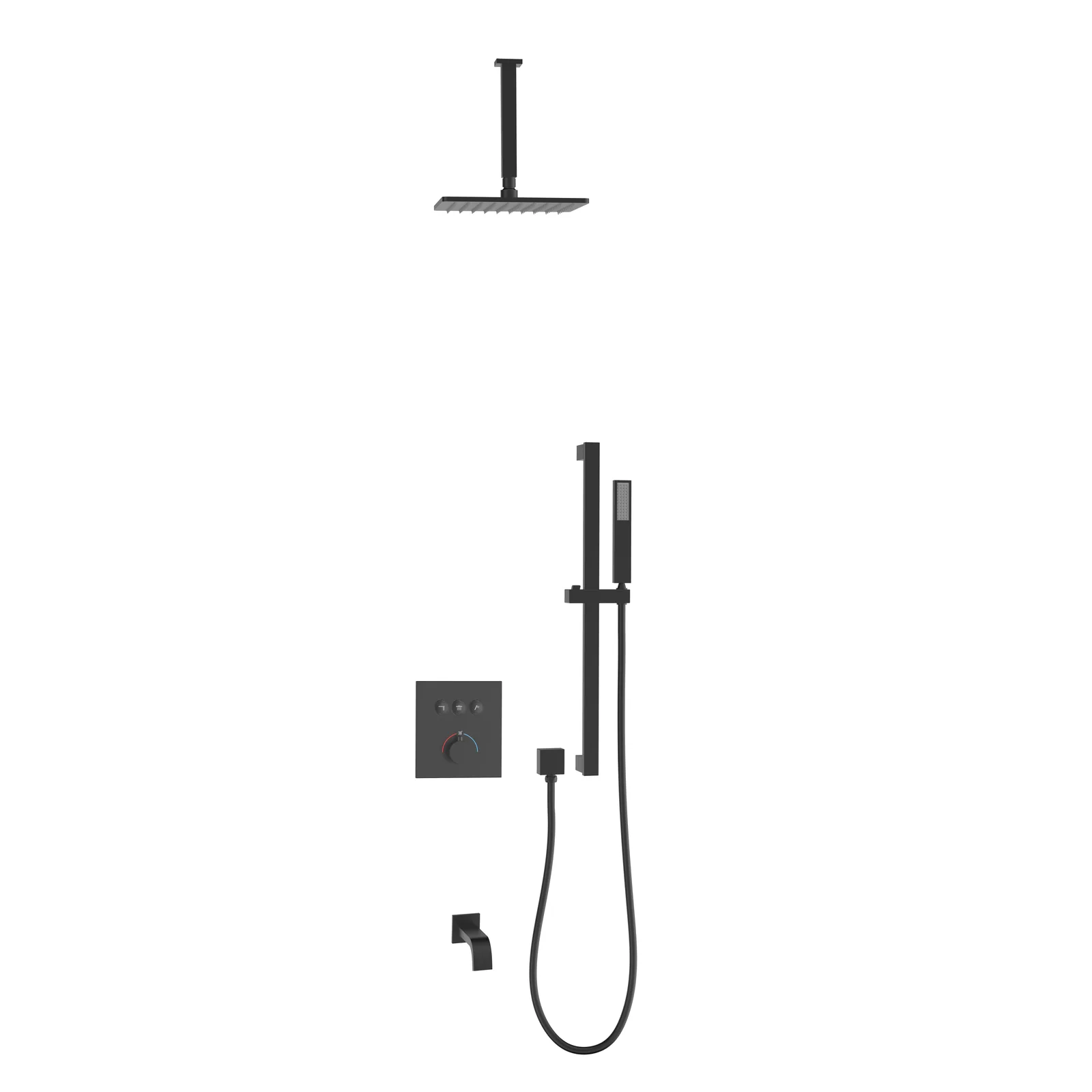 8001A-2J-HX Concealed Shower System detail 2