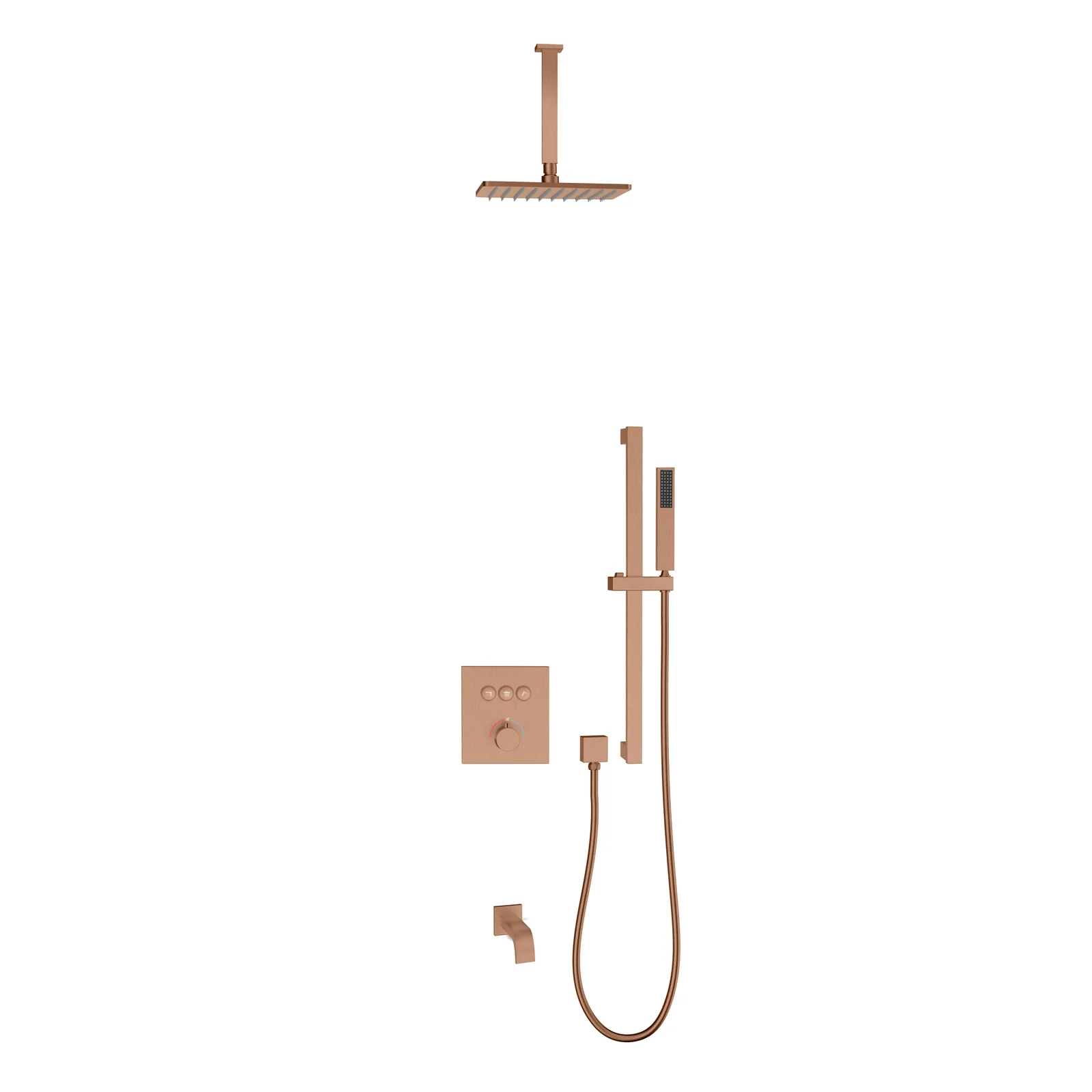 8001A-2J-HX Concealed Shower System detail 4