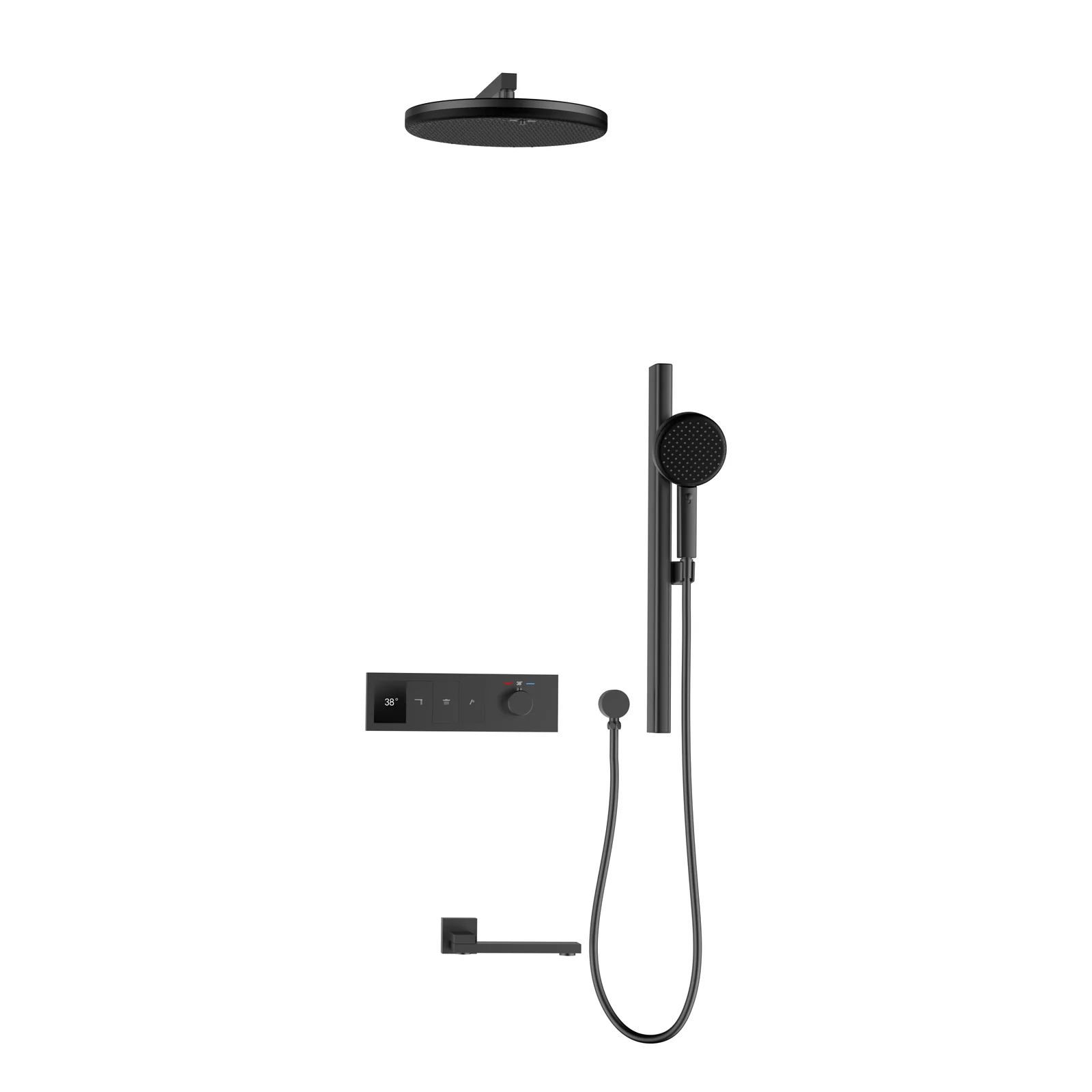 8005A-5Z Concealed Shower System detail 2