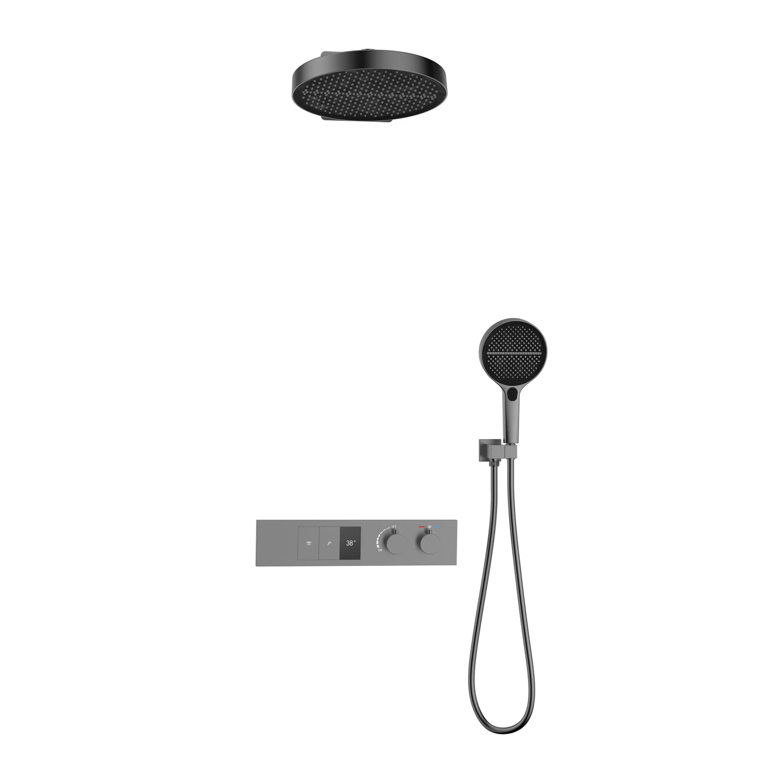 8006C-1F Concealed Shower System detail 5