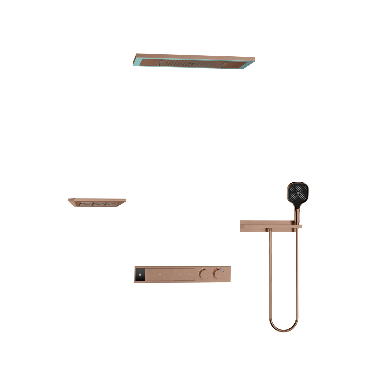 8008-1T Concealed Shower System detail 4