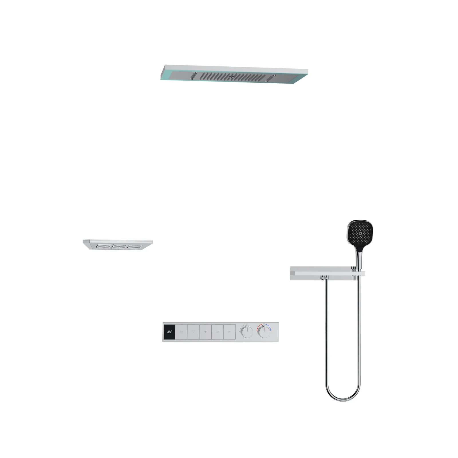 8008-1T Concealed Shower System 8008-1T