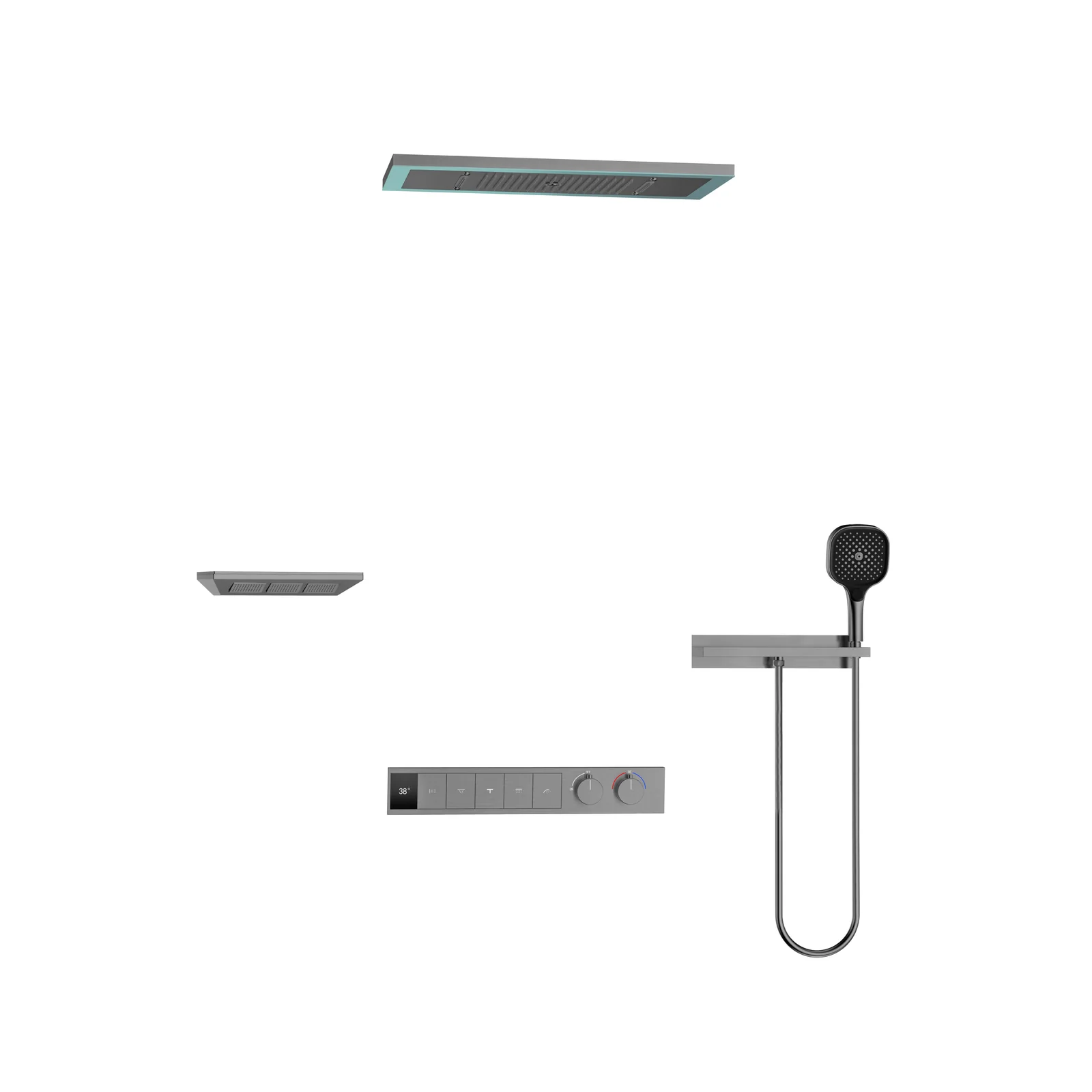 8008-1T Concealed Shower System detail 5