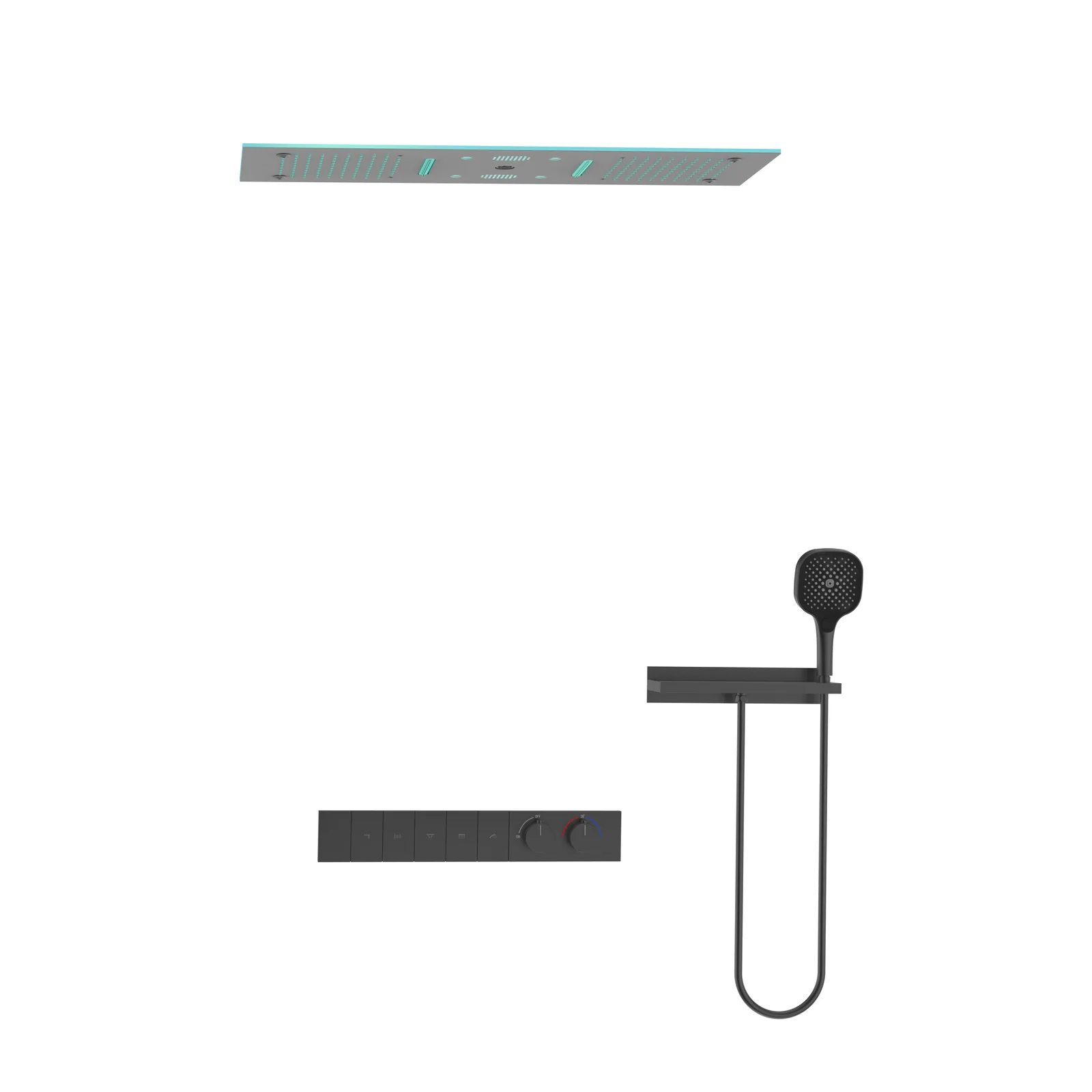 8008-2T Concealed Shower System detail 2