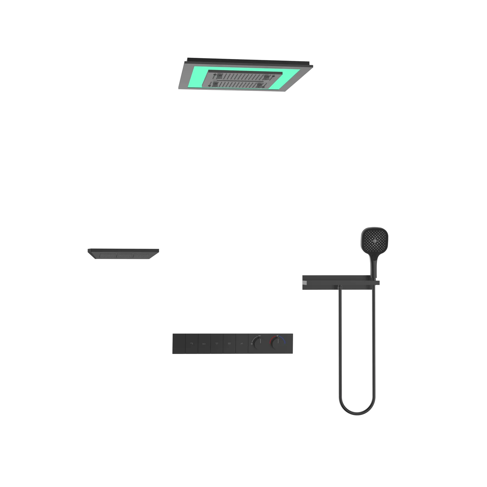 8008-3T Concealed Shower System detail 2